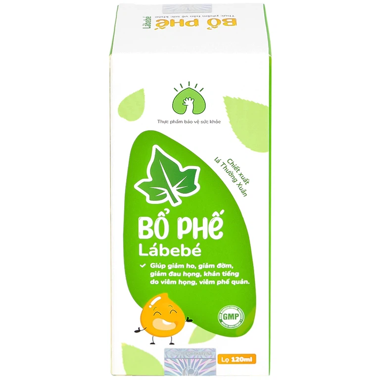 Siro Bổ Phế Lábebé 120ml hỗ trợ bổ phế, giảm ho, giảm đờm, giảm đau họng