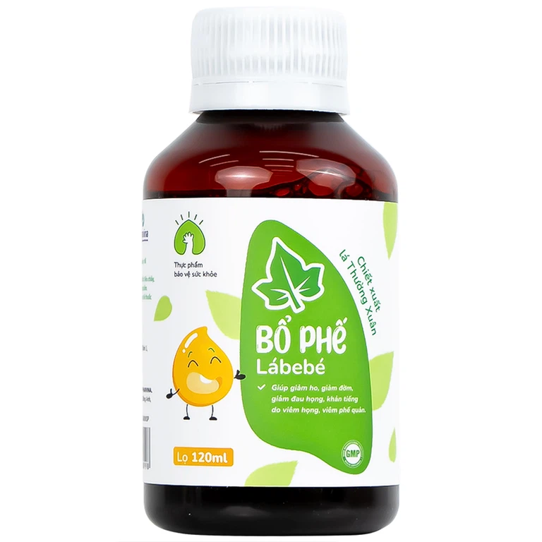 Siro Bổ Phế Lábebé 120ml hỗ trợ bổ phế, giảm ho, giảm đờm, giảm đau họng