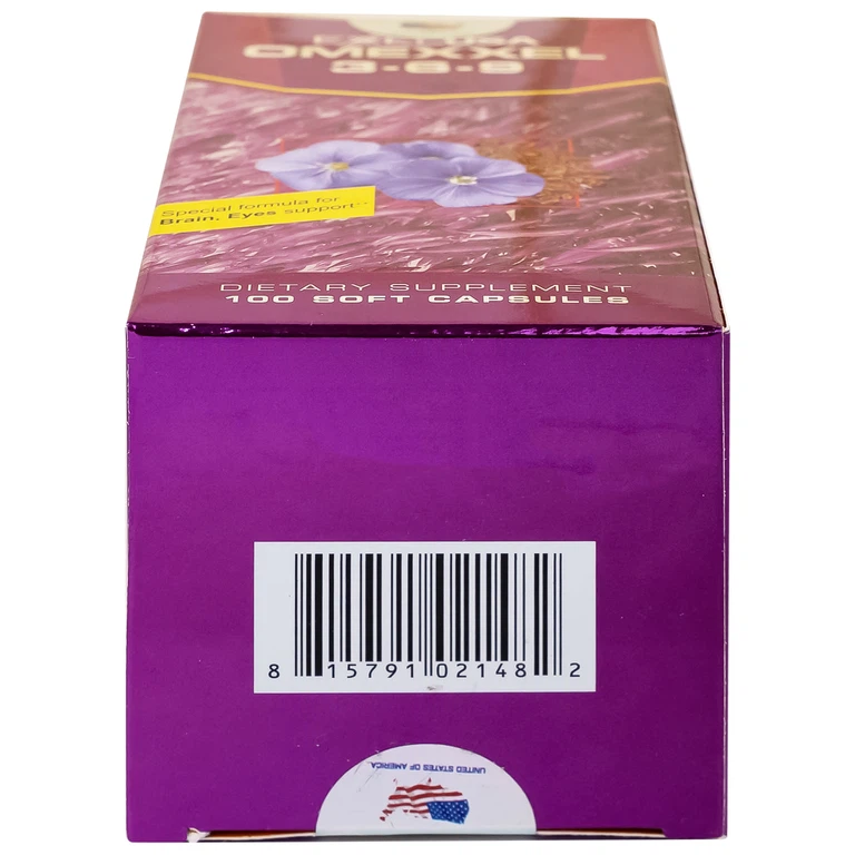 Viên uống Omexxel 3-6-9 Excelife tốt cho trí não, giúp bổ mắt (100 viên)