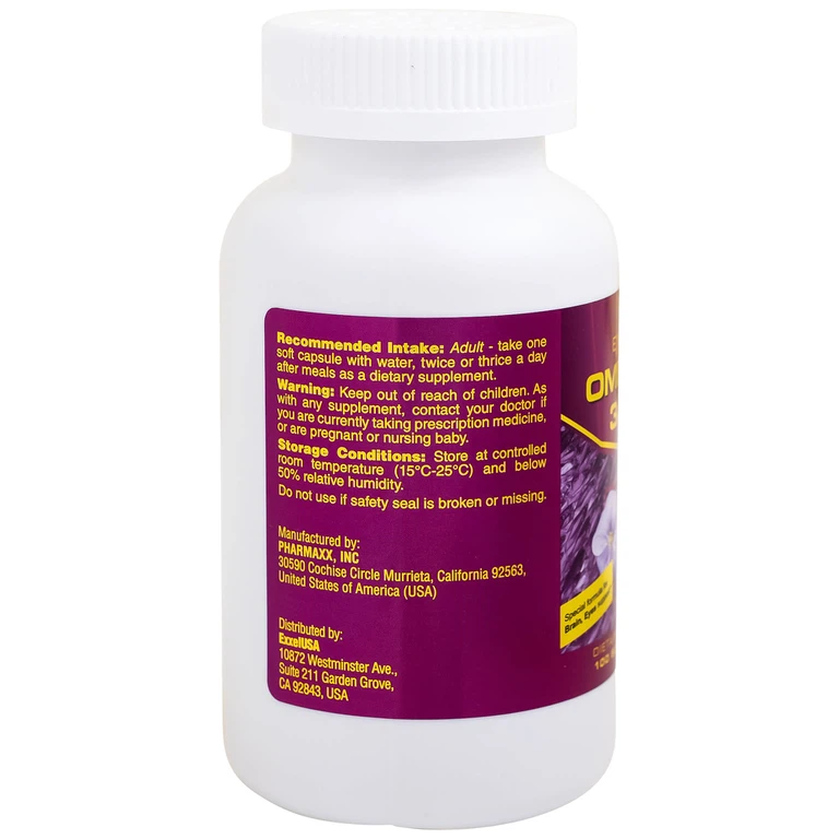 Viên uống Omexxel 3-6-9 Excelife tốt cho trí não, giúp bổ mắt (100 viên)