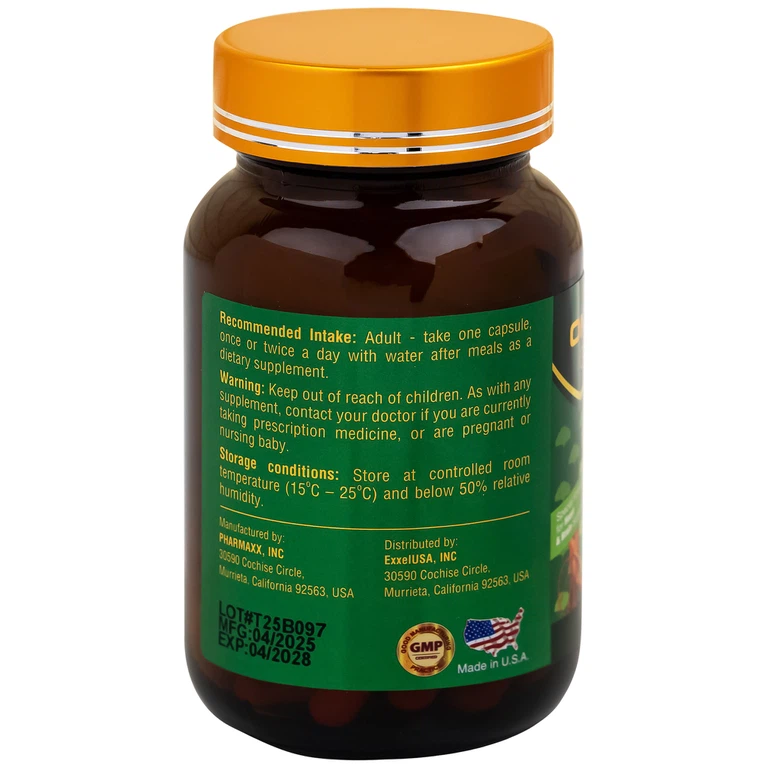 Viên uống Omexxel Ginkgo 120 Premium Omexxel hỗ trợ tốt cho não và tim mạch (60 viên)