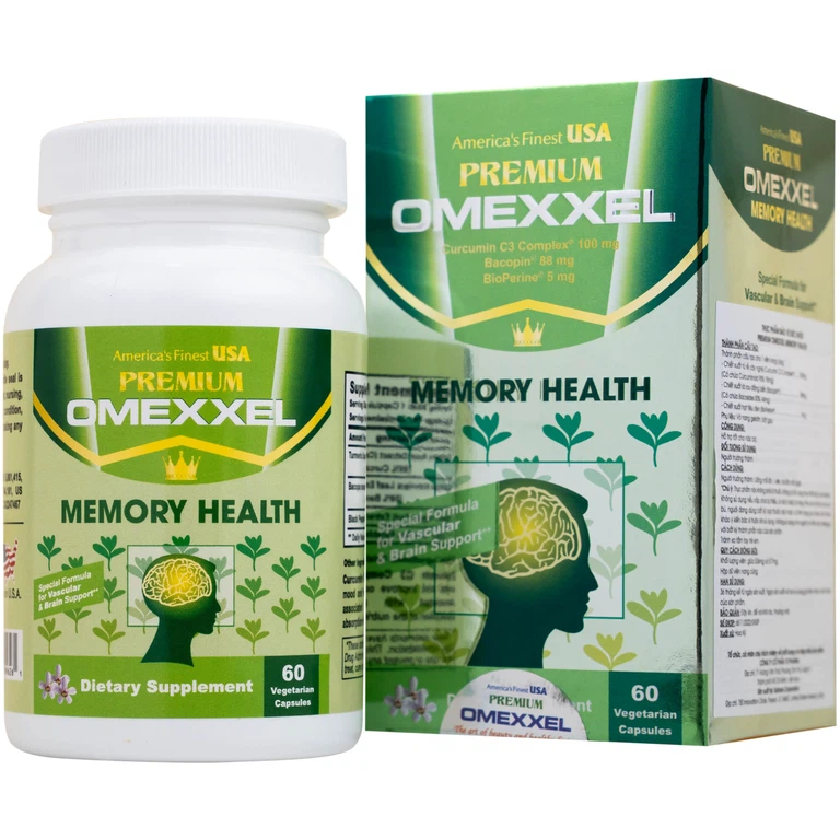 Viên uống Premium Omexxel Memory Health hỗ trợ tốt cho não bộ (60 viên)
