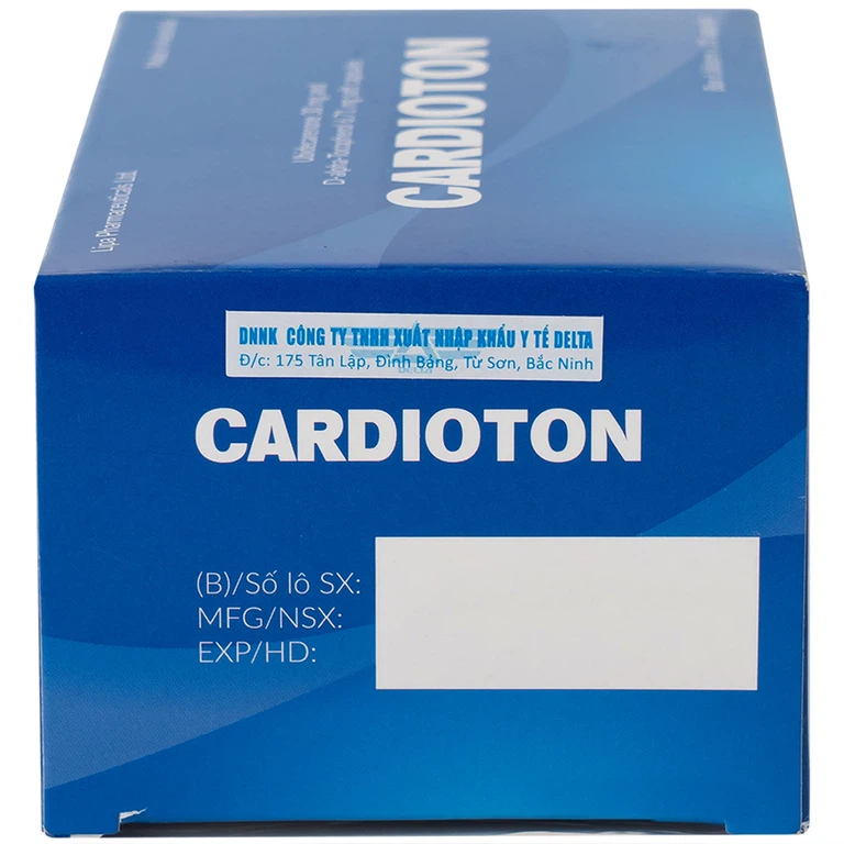 Thuốc Cardioton Lipa Pharma điều trị suy tim, tăng huyết áp, bổ sung năng lượng (6 vỉ x 10 viên) 