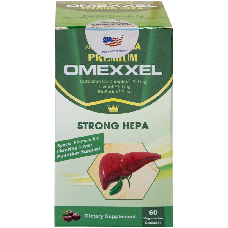 Viên uống Premium Omexxel Strong Hepa hỗ trợ bảo vệ gan (60 viên)