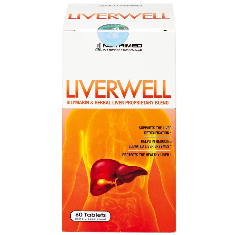 Viên uống Liverwell Nutrimed hỗ trợ giải độc gan giúp hỗ trợ giải độc gan, bảo vệ tế bào gan (60 viên)