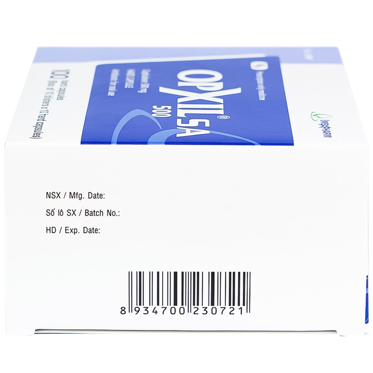 Thuốc OPXIL SA 500 Imexpharm điều trị các nhiễm khuẩn do các vi khuẩn nhạy cảm (10 vỉ x 10 viên)