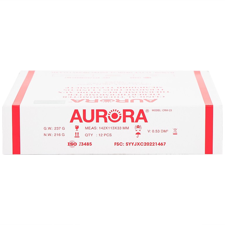 Nhiệt kế y khoa Aurora CRW-23 đo nhiệt độ cơ thể (12 cái)
