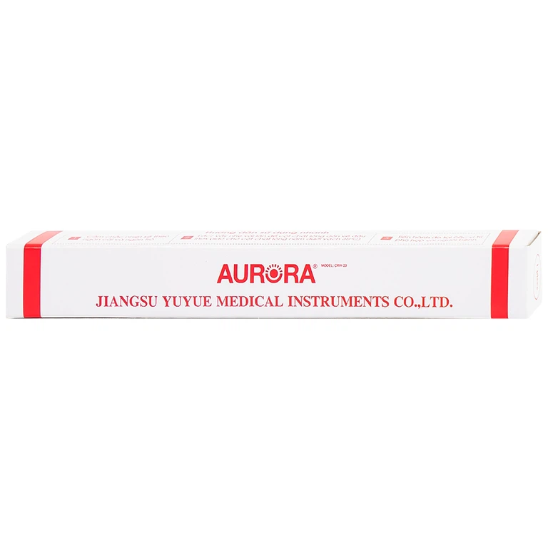 Nhiệt kế y khoa Aurora CRW-23 đo nhiệt độ cơ thể (12 cái)