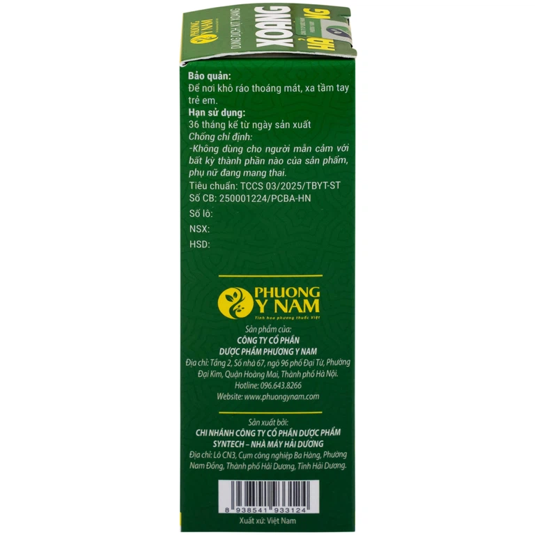 Dung dịch xịt mũi xoang Hải Đằng làm sạch sâu, rửa trôi dịch nhầy, bụi bẩn trong mũi (15ml)