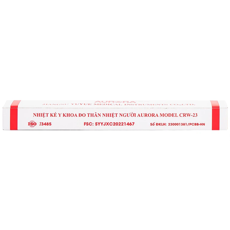 Nhiệt kế y khoa Aurora CRW-23 đo nhiệt độ cơ thể (12 cái)