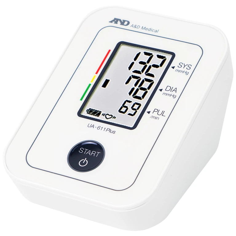 Máy đo huyết áp bắp tay tự động AND UA-611 Plus hỗ trợ đo huyết áp, cảnh báo đột quỵ