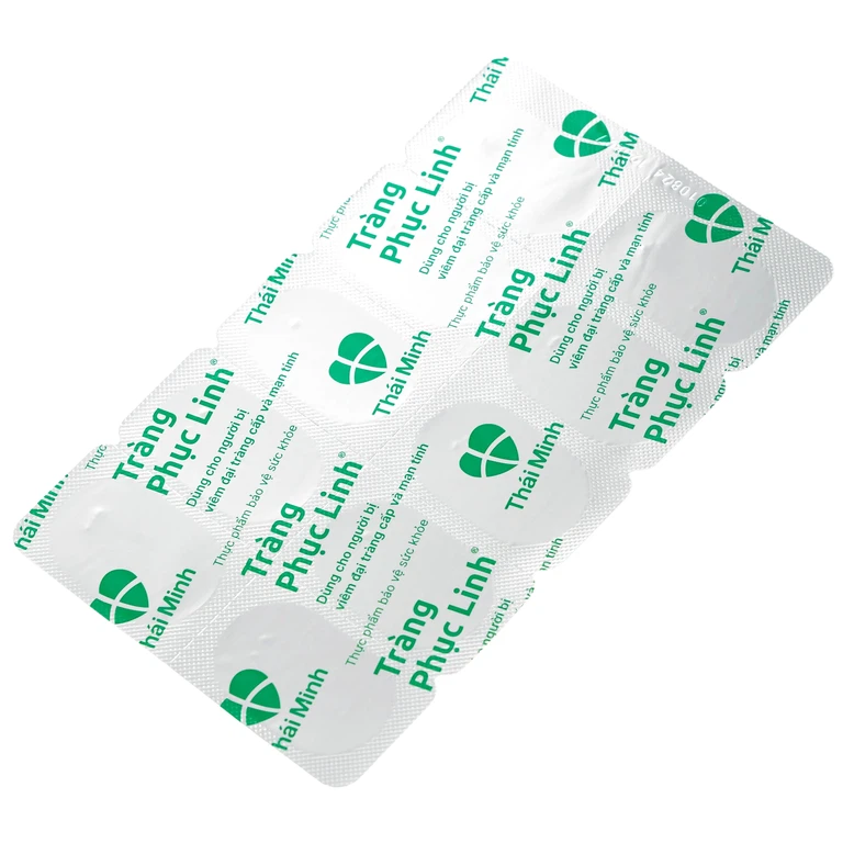 Viên uống Tràng Phục Linh Thái Minh dùng cho người bị viêm đại tràng cấp và mạn tính (2 vỉ x 10 viên)