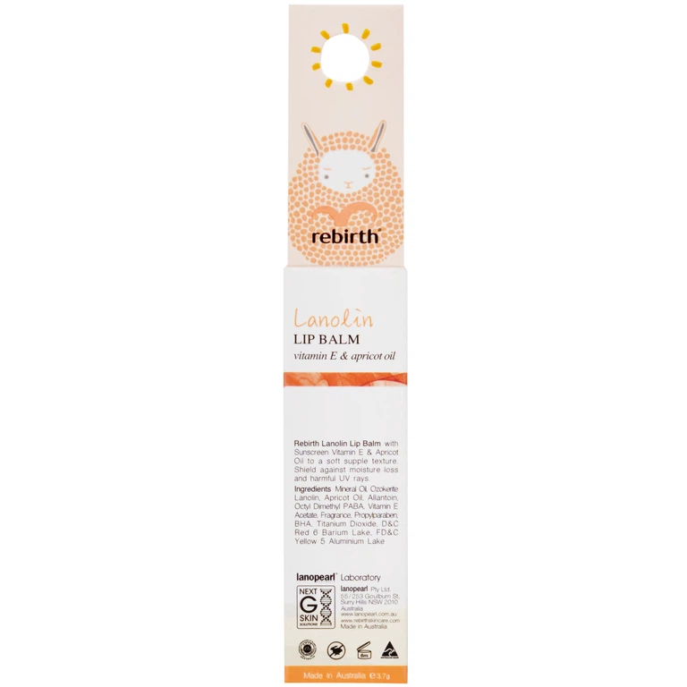 Son dưỡng môi Rebirth nhau thai cừu dưỡng ẩm và phục hồi môi thâm (3.7g)