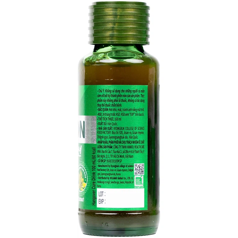 Thực phẩm bảo vệ sức khỏe Condition hỗ trợ giải độc gan, giải rượu (100ml)