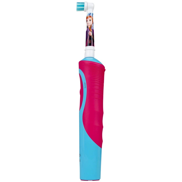Bàn chải đánh răng trẻ em sạc điện Oral-B Vitality D12 Disney Frozen giúp làm sạch mảng bám trên răng một cách toàn diện