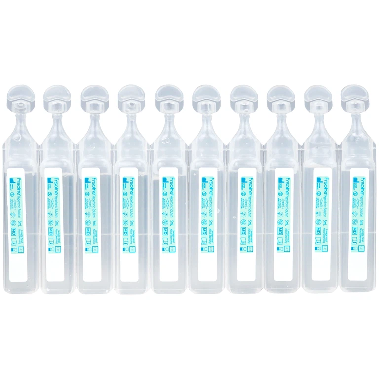 Dung dịch nước muối ưu trương Fysoline 5ml giảm ngạt mũi, khô mũi (20 ống)