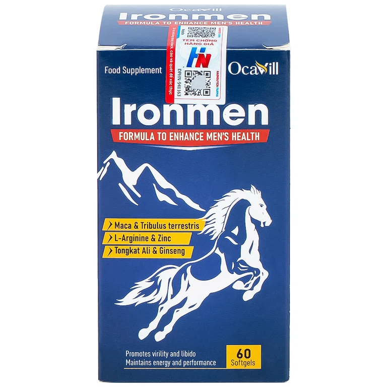 Viên uống Ironmen Ocavill hỗ trợ tăng cường sinh lý nam giới (60 viên)