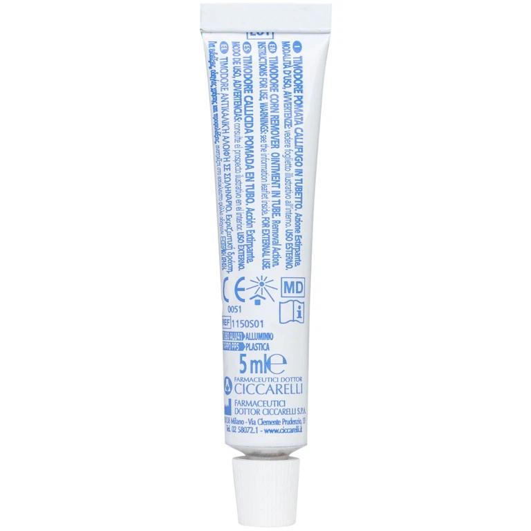 Thuốc mỡ Timodore Pomata Callifugo Ciccarell trị mụn cóc, vết chai (5ml)