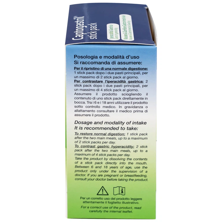 Vi bột Captogastril giảm nhanh acid, đau dạ dày, ợ nóng, đầy hơi, buồn nôn, khó tiêu (20 gói)