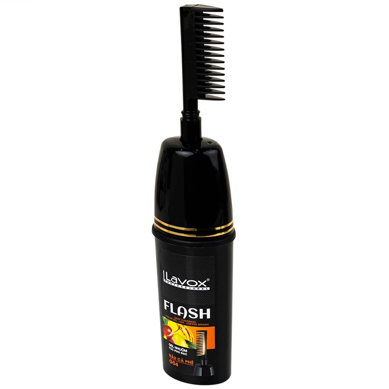 Gel nhuộm tóc phủ bạc Flash Lavox G04 màu nâu cà phê (150ml)