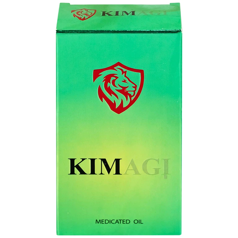 Dầu gió lăn Kimagi New Agimexpharm làm ấm da vùng xoa, sử dụng khi massage hỗ trợ thư giãn (9ml)