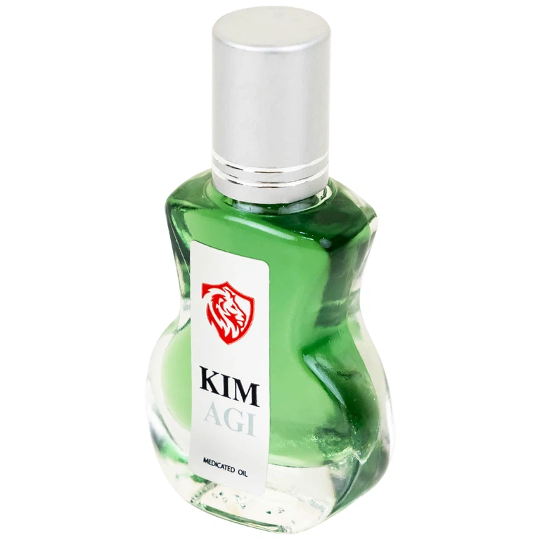Dầu gió lăn Kimagi New Agimexpharm làm ấm da vùng xoa, sử dụng khi massage hỗ trợ thư giãn (9ml)