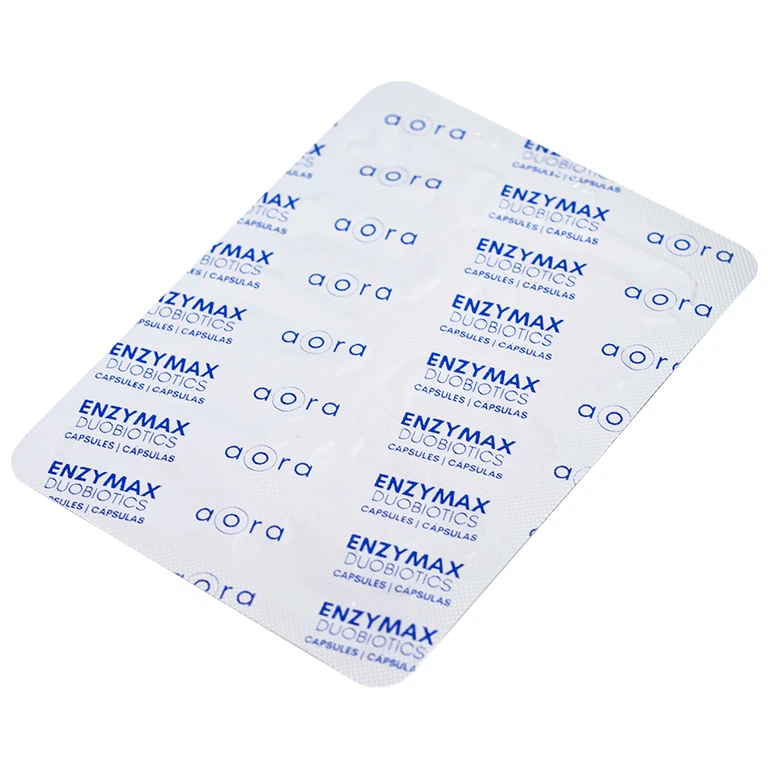 Viên uống EnzymaxDuo Biotics MHD bổ sung lợi khuẩn và enzyme tiêu hóa cho cơ thể (2 vỉ x 10 viên)