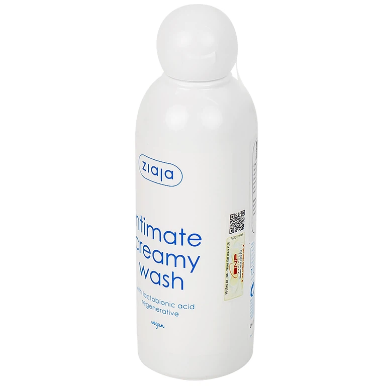 Kem vệ sinh Ziaja Intimate bổ sung Lactobionic Acid giúp ngăn ngừa tình trạng viêm nhiễm phụ khoa (200ml)