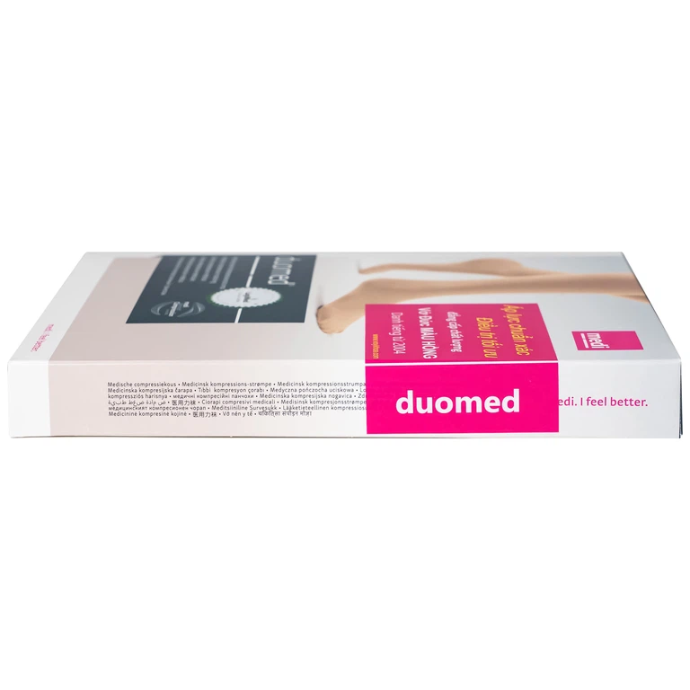 Vớ gối y khoa Duomed size M hỗ trợ điều trị suy tĩnh mạch, phù chân, đau nhức chân