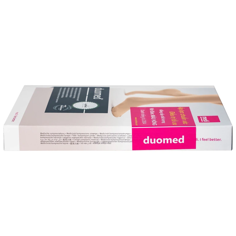 Vớ gối y khoa Duomed size L hỗ trợ điều trị suy tĩnh mạch, phù chân, đau nhức chân