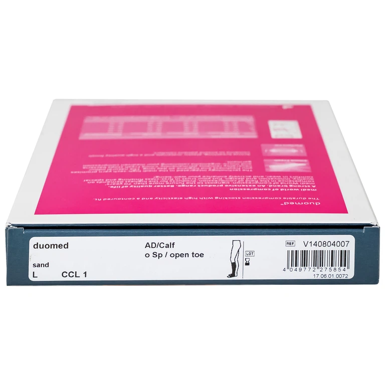 Vớ gối y khoa Duomed size L hỗ trợ điều trị suy tĩnh mạch, phù chân, đau nhức chân