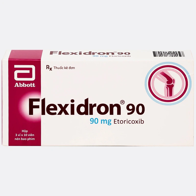 Thuốc Flexidron 90 Abbott giảm triệu chứng của viêm xương khớp, viêm khớp dạng thấp (3 vỉ x 10 viên)