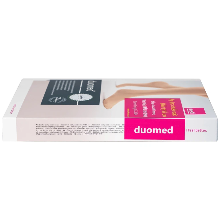 Vớ gối y khoa Duomed size S hỗ trợ điều trị suy tĩnh mạch, phù chân, đau nhức chân