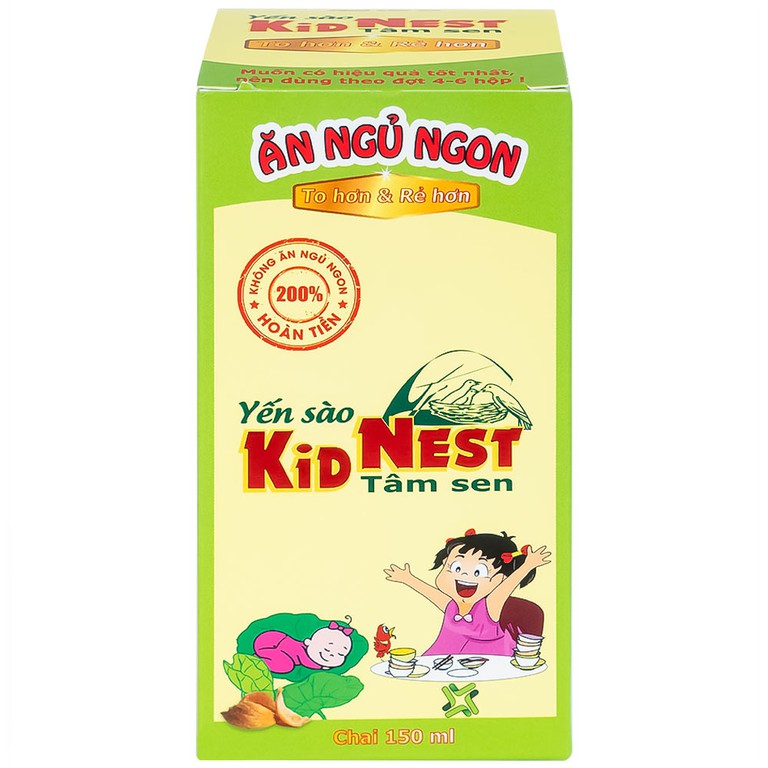 Yến sào Kid Nest Tâm Sen Good Health bổi bổ sức khỏe, tăng thể trạng cho trẻ (150ml) 