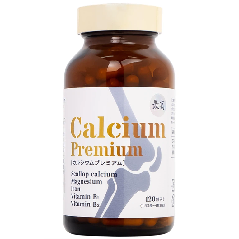 Viên uống Calcium Premium JpanWell bổ sung canxi, vitamin và khoáng chất (120 viên)