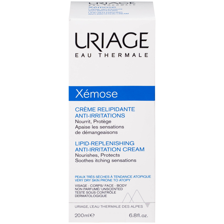 Kem bôi Uriage Xémose Crème Replipidante Anti-Irriations giảm viêm da cơ địa, mềm da (200ml)