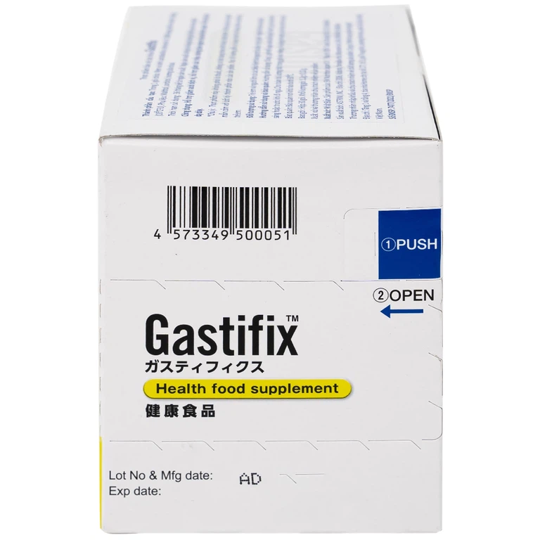 Thực phẩm bảo vệ sức khỏe Gastifix EW Nutrition hỗ trợ giảm acid dịch vị, triệu chứng trào ngược dạ dày thực quản (30 gói x 1.2g)