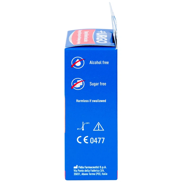Chai xịt Urgo Spray Lesions Buccales 15ml dùng cho vết thương ở miệng