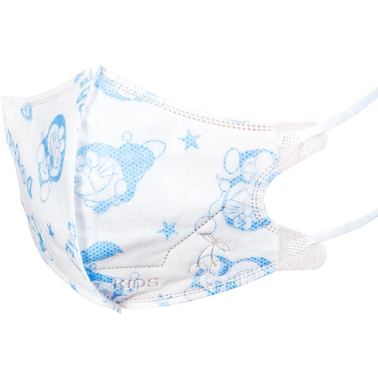 Khẩu trang 3D trẻ em Dolphin Mask 4 lớp ngăn giọt bắn, vi khuẩn, khói bụi (10 cái)