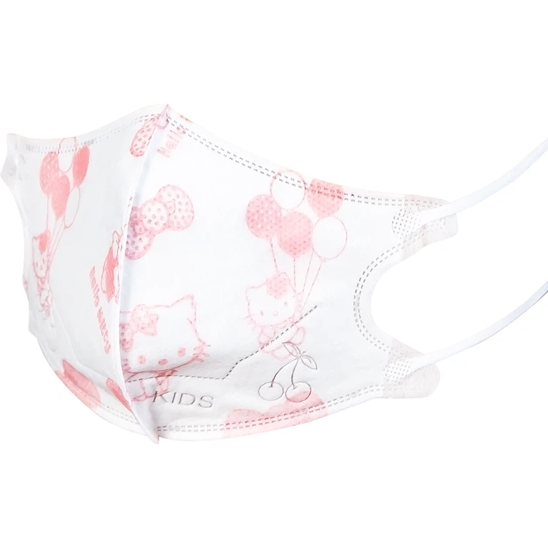 Khẩu trang 3D trẻ em Dolphin Mask 4 lớp ngăn giọt bắn, vi khuẩn, khói bụi (10 cái)