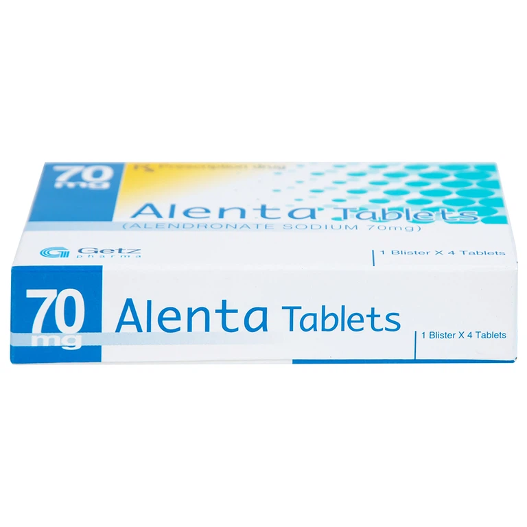 Thuốc Alenta 70mg Getz điều trị loãng xương (1 vỉ x 4 viên)