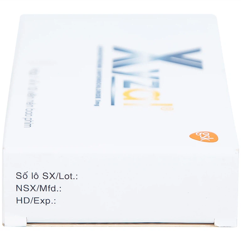 Thuốc Xyzal 5mg GSK điều trị triệu chứng viêm mũi dị ứng theo mùa (1 vỉ x 10 viên) 