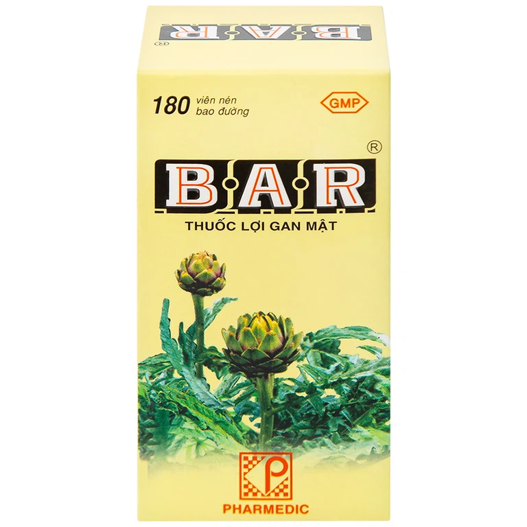 Thuốc lợi gan mật Bar Pharmedic điều trị các bệnh về gan (180 viên)