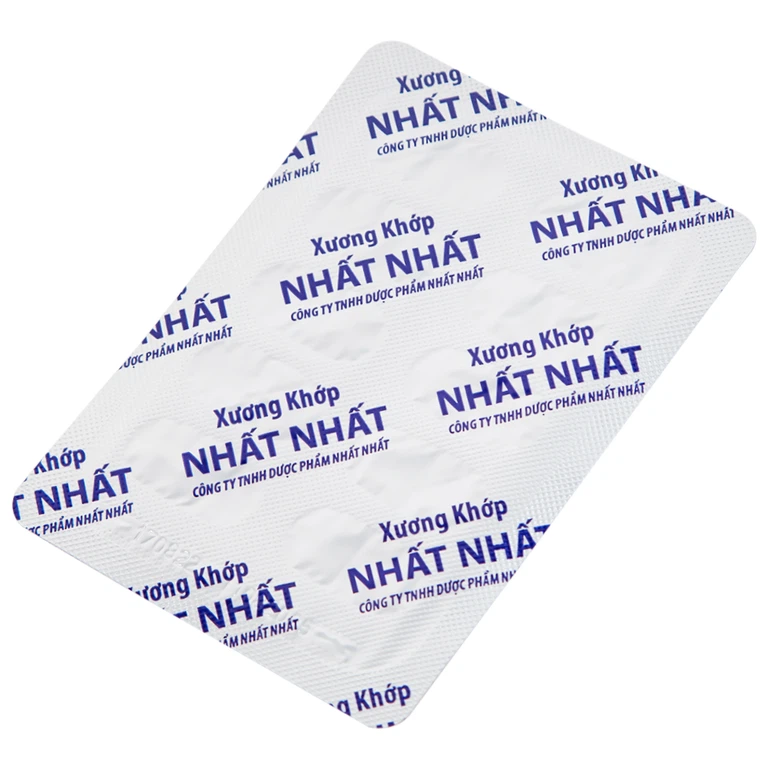 Thuốc Xương Khớp Nhất Nhất điều trị các chứng đau lưng, đau cột sống (2 vỉ x 10 viên) 