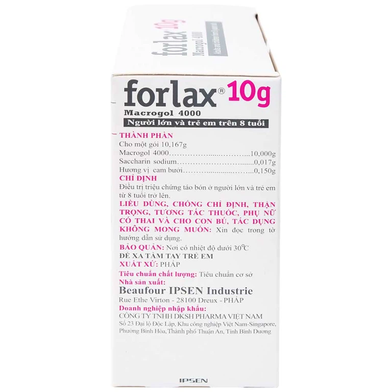 Bột Forlax Ipsen điều trị táo bón (20 gói)