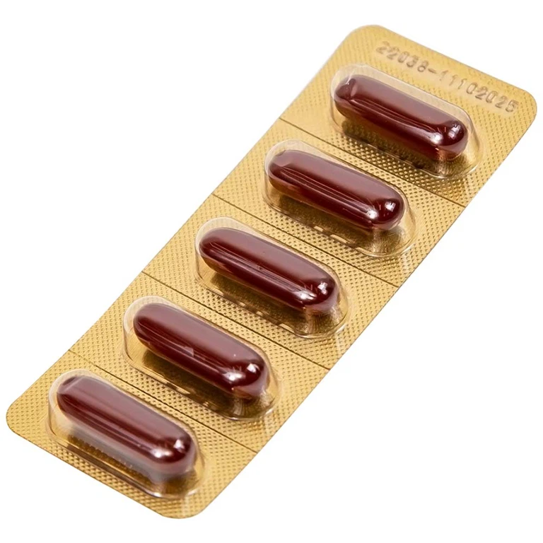 Viên nang mềm L-Cystine 500mg Phils Lin hỗ trợ điều trị viêm da do thuốc, sạm da, tàn nhang (12 vỉ x 5 viên)