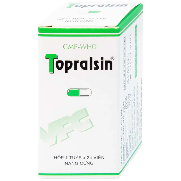 Thuốc Topralsin Pharimexco điều trị triệu chứng ho khan (24 viên)