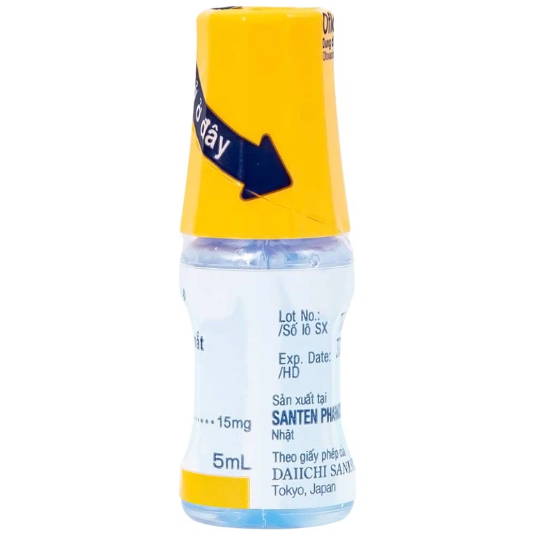 Thuốc nhỏ mắt Oflovid Santen điều trị viêm bờ mi, viêm túi lệ, lẹo, viêm kết mạc, viêm sụn mi (5ml)
