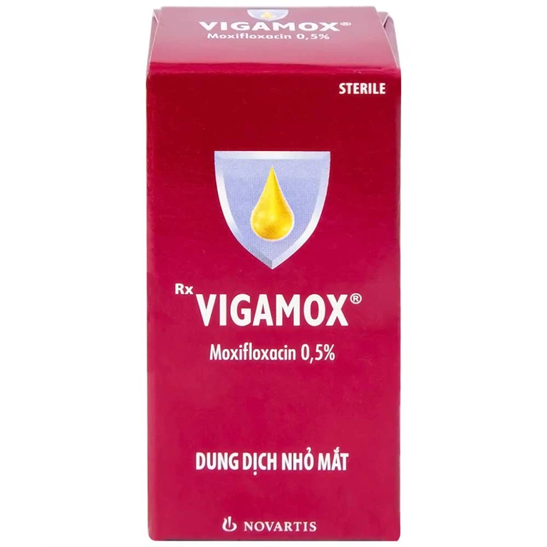 Thuốc nhỏ mắt Vigamox Alcon điều trị viêm kết mạc (5ml)