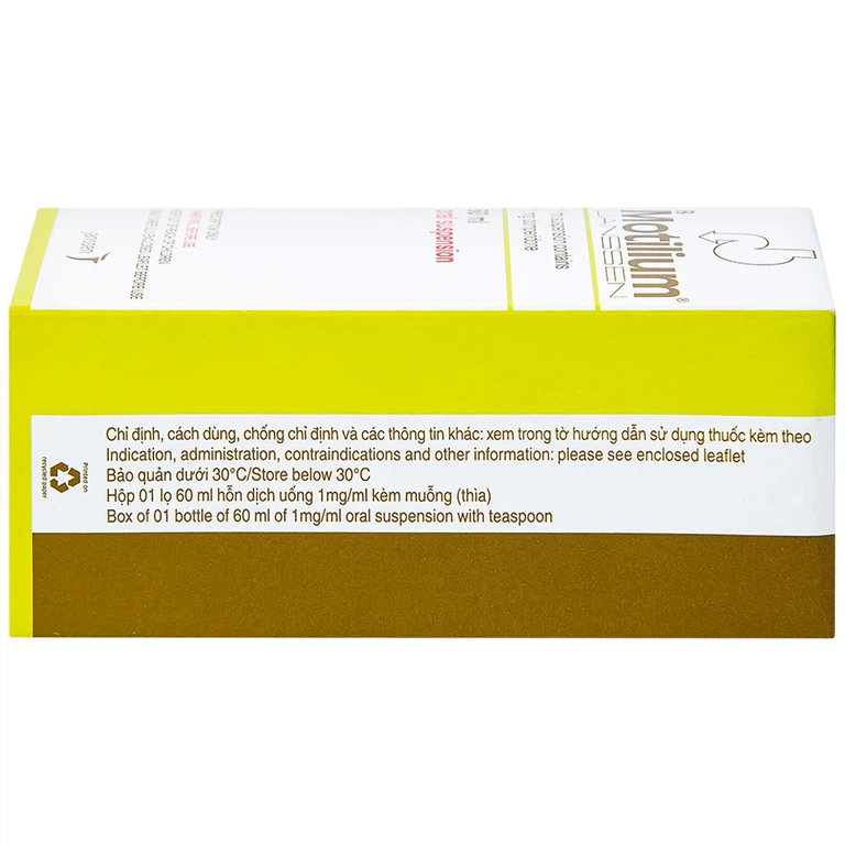Hỗn dịch uống Motilium Janssen điều trị triệu chứng nôn và buồn nôn (60ml)